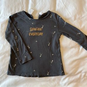 Zara girls long sleeve shirt